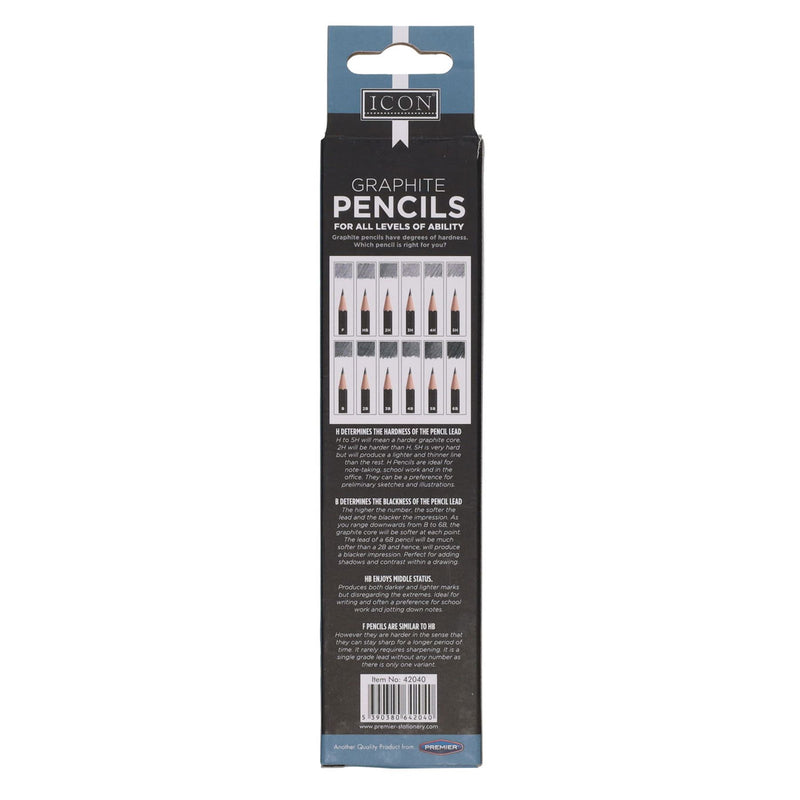 Icon Graphite Pencils - 4B - Box of 12