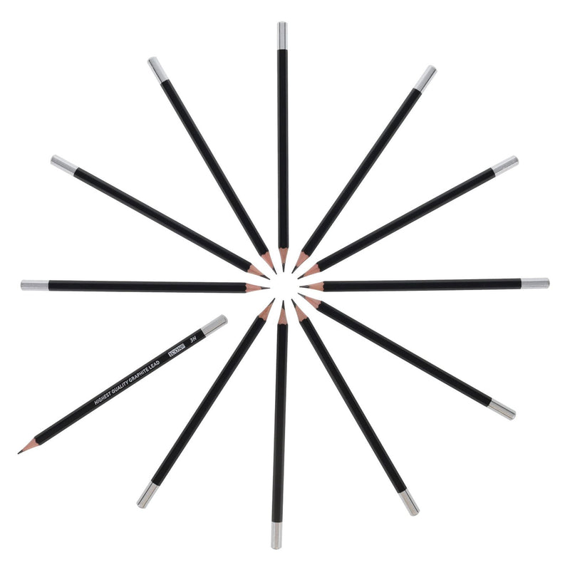 Icon Graphite Pencils - 3H - Box of 12