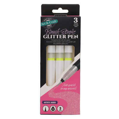 Icon Brush Stroke Glitter Pens