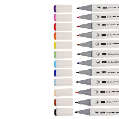 Icon Dual Tip Art Markers - Pack of 12