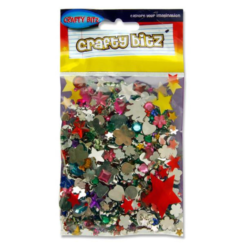 Crafty Bitz Gemstone Jewels in Various Shapes and Sizes