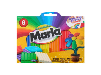 World of Colour Marla Playclay - 100g - Pack of 6