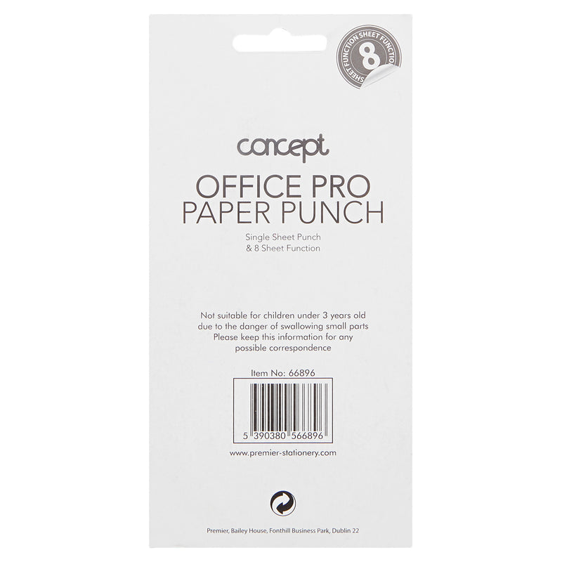 Concept Office Pro Single Hole Paper Punch - 6mm