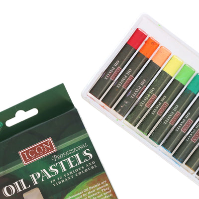 Icon Professional Oil Pastels - Box of 12