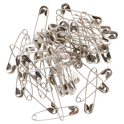 Concept Safety Pins - Nickel Plated - Pack of 50