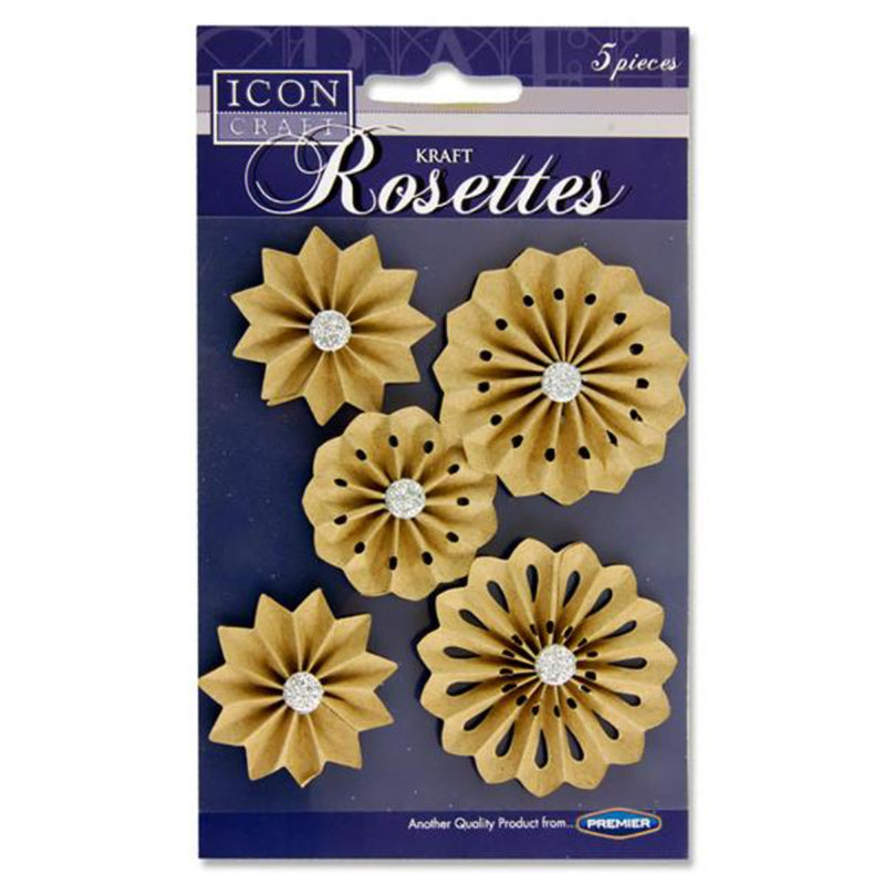 Icon Rosettes - Pack of 5