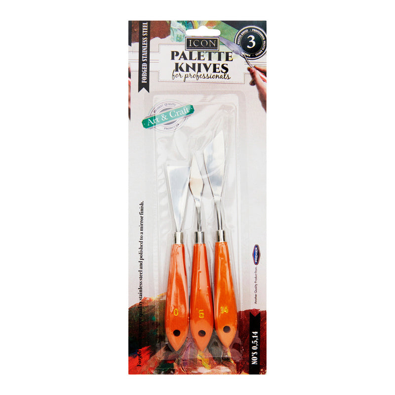 Icon Professional Palette Knives - Set of 3