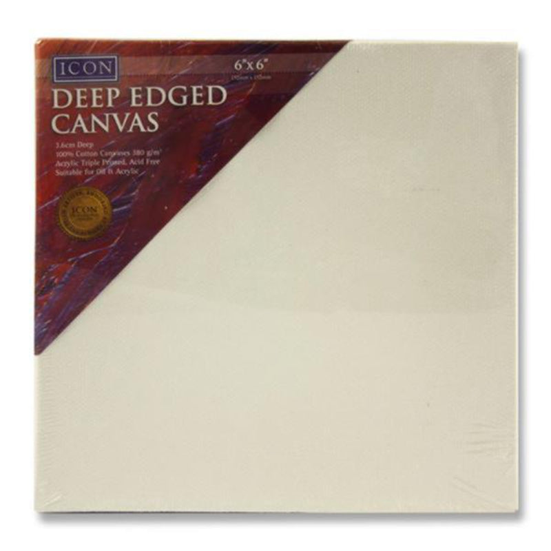 Icon Deep Edged Canvas - 380gsm - 6x6